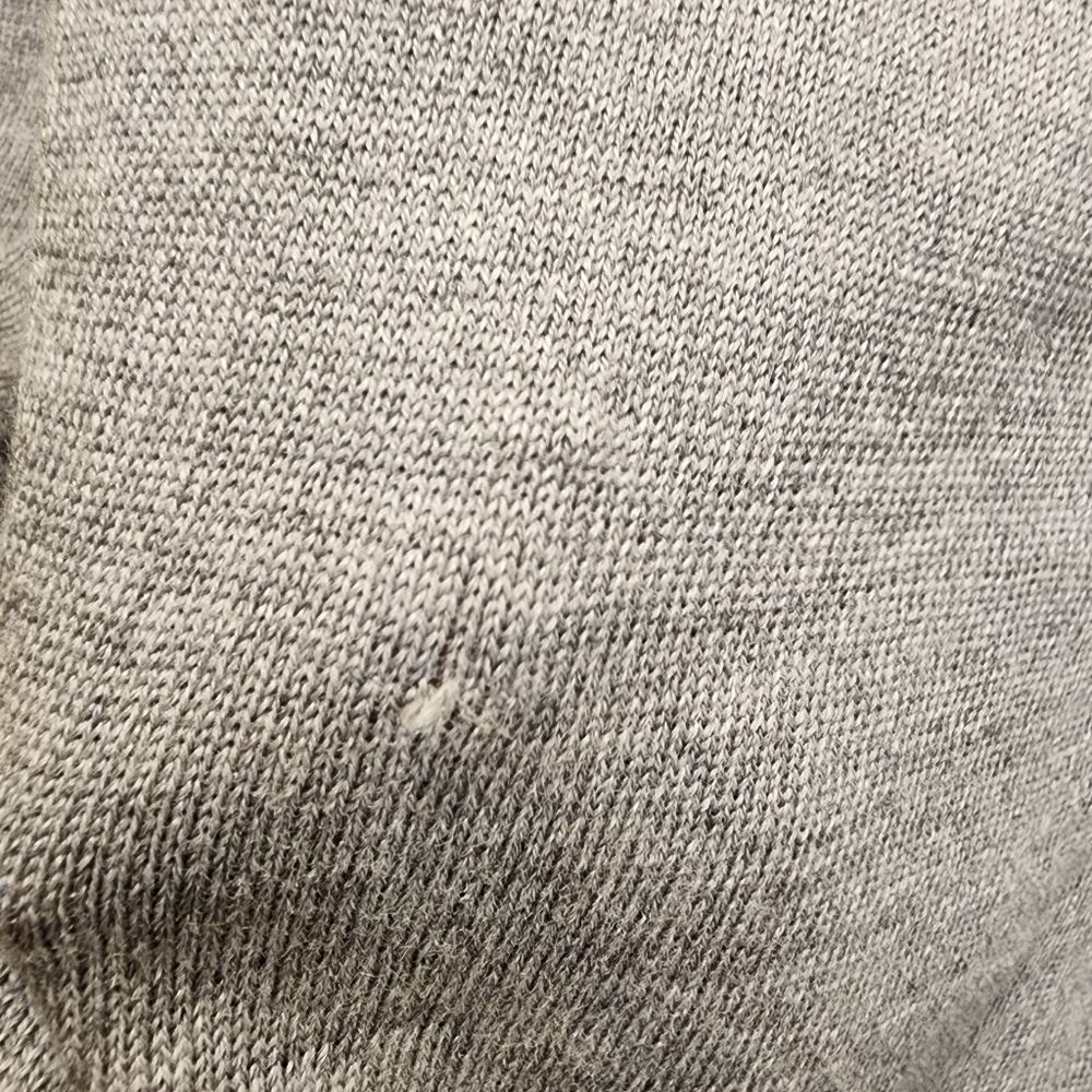 Nordstrom  100% Extrafine Merino Wool Gray Turtleneck Sweater Size XL - Picture 8 of 11